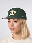 Бейсболка 47 BRAND арт. B-SRS18WBP-DGO Oakland Athletics MLB (зеленый)